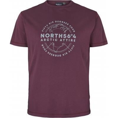 North564 Mens Big And Tall Size Printed Printed Crew Tee in EU Size 9