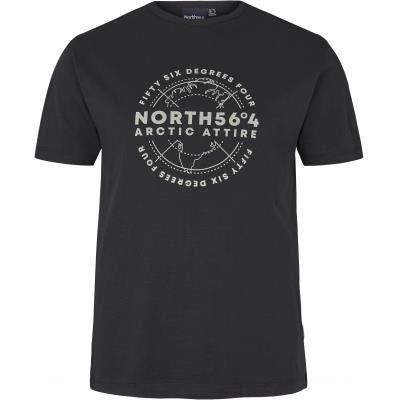 North564 Mens Big And Tall Size Printed Printed Crew Tee in EU Size 10