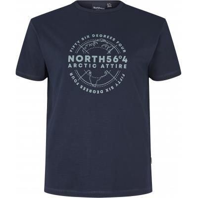 North564 Mens Big And Tall Size Printed Printed Crew Tee in EU Size 8