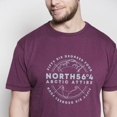 North564 Mens Big And Tall Size Printed Printed Crew Tee in EU Size 4