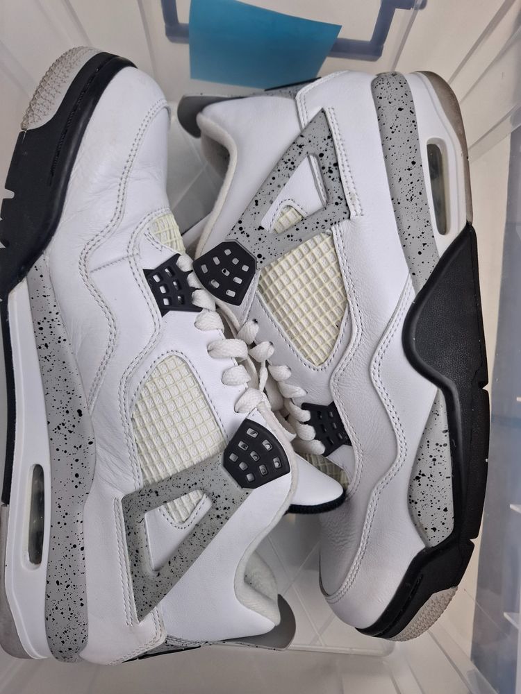 Nike Jordan Jordan 4 white cement uk 10 2016   (worn no box) product image