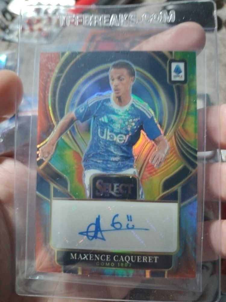 Panini Maxence Caqueret Signed Soccer Trading Card product image