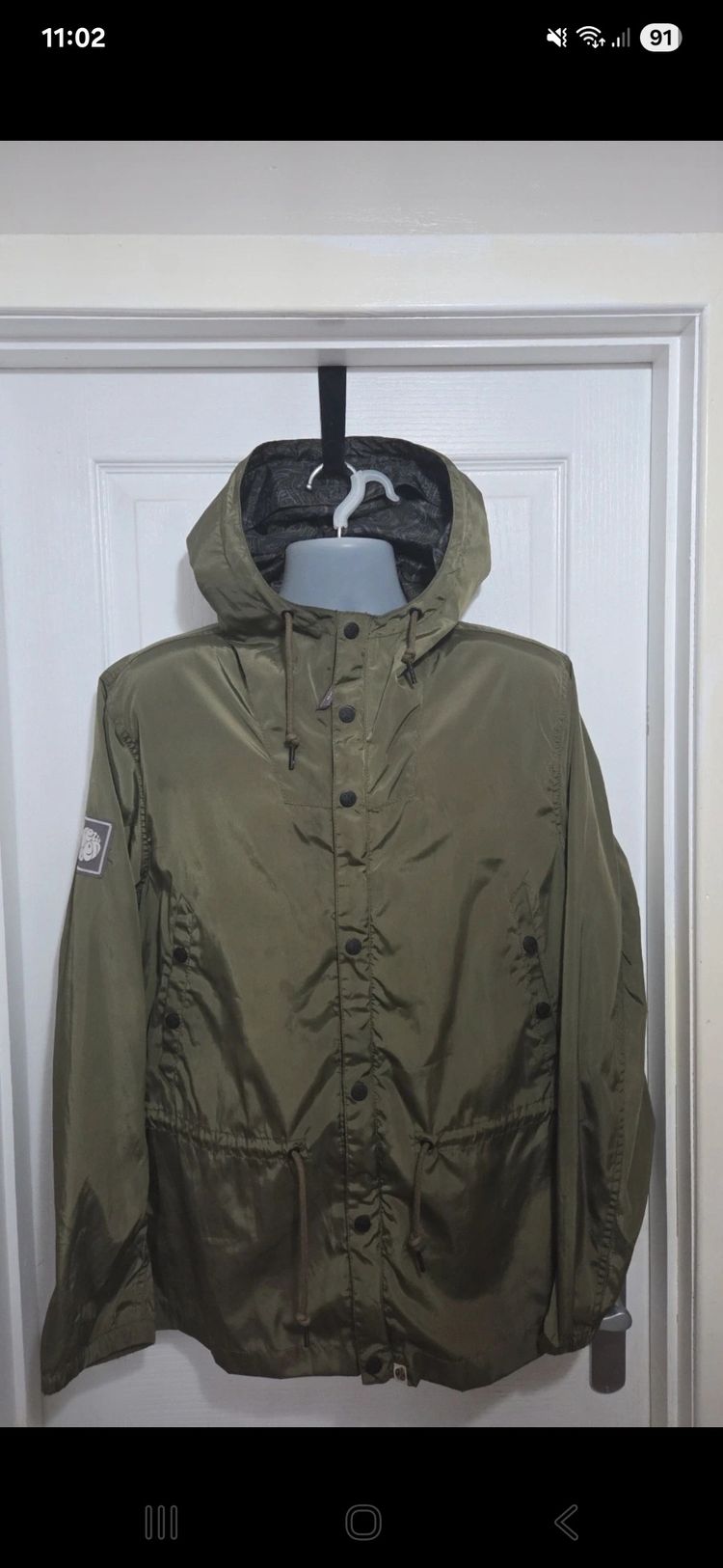 Calvin Klein Yellow Patterned Jacket 10