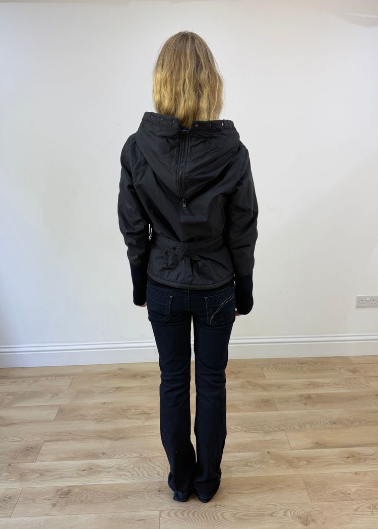 Immagine di medium black morgan de toi puffer jacket 6