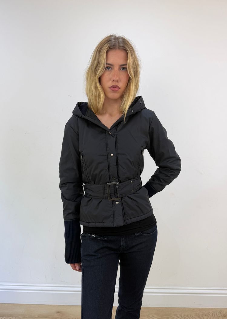 Immagine di medium black morgan de toi puffer jacket 2