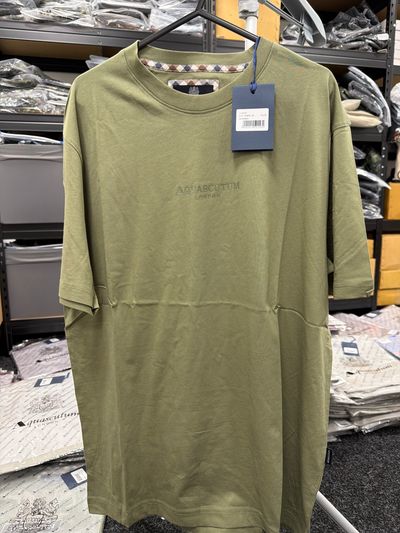 Green AQUASCUTUM tee brand new taq19