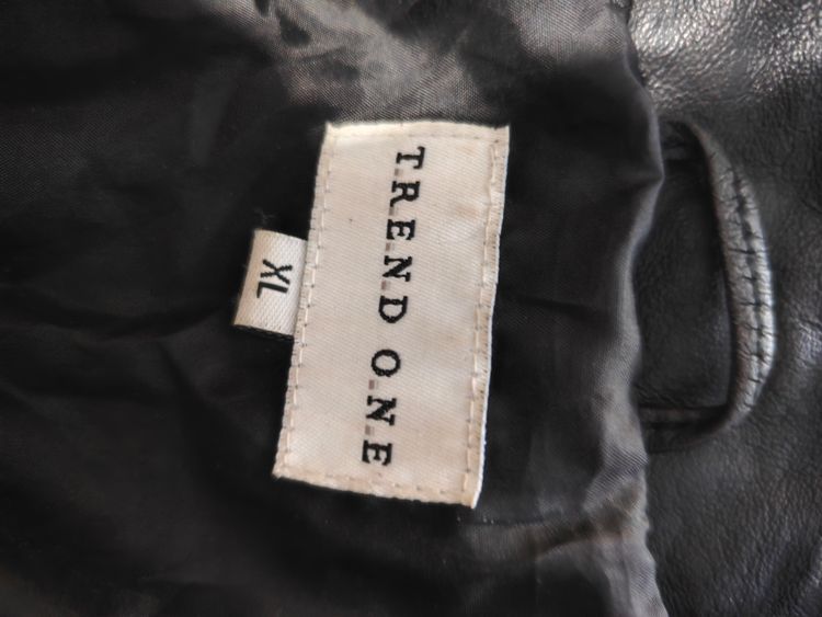 Trend One Black Leather Jacket 2