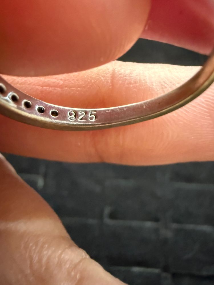 Silver Ring With Clear Stone 3