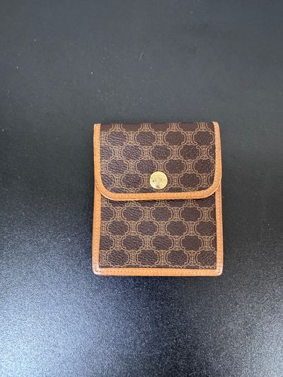 Celine pochette vintage macadam blanc