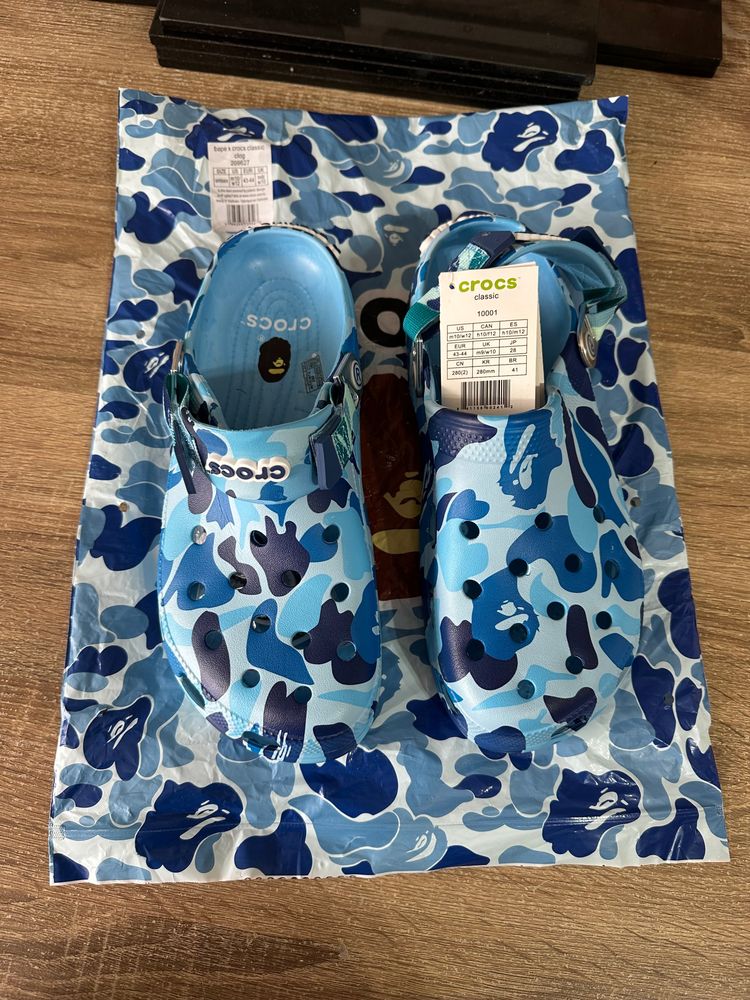 Crocs X A Bathing Ape Camo Clogs