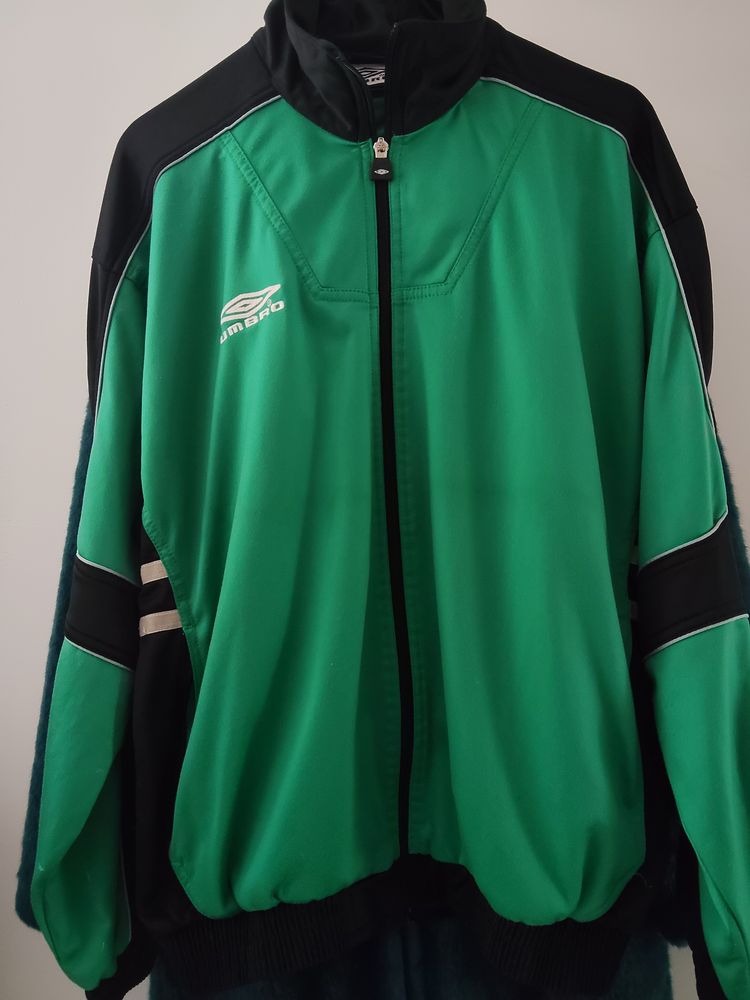 Umbro Green And Black Zip-Up Jacket image 1