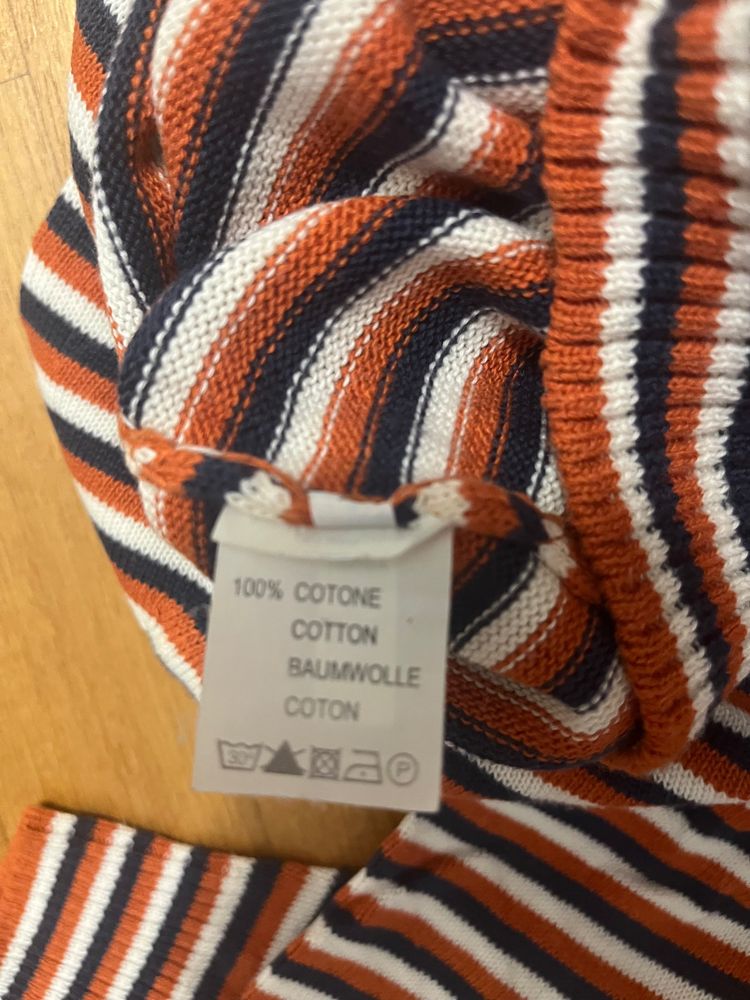 Centro Striped Cotton Sweater 4