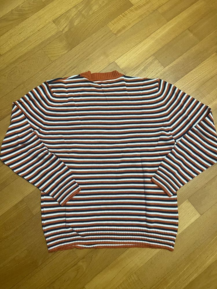 Centro Striped Cotton Sweater 2