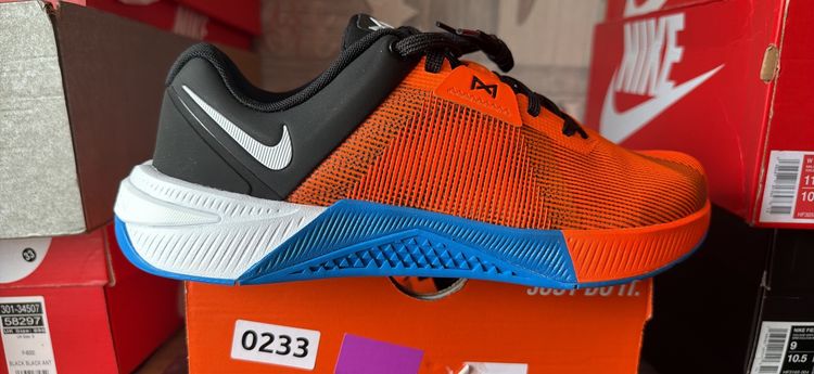 Nike Orange And Black Athletic Shoes