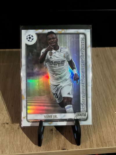 Vini Jr Stadium Chrome Insert Soccer Trading Card