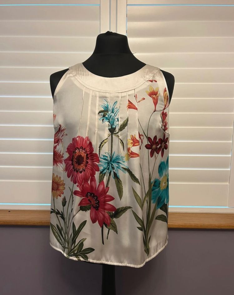 Other Jacqueline Riu Floral Sleeveless Blouse product image