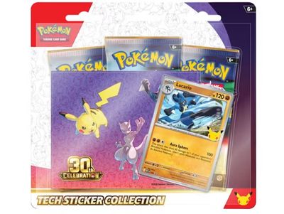 Pokémon TCG 2026 Mega Evolution 30th Celebration Tech Sticker Collection Lucario 🇪🇸