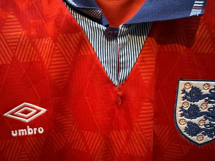 England 1990 Away Umbro Football shirt - Small 3