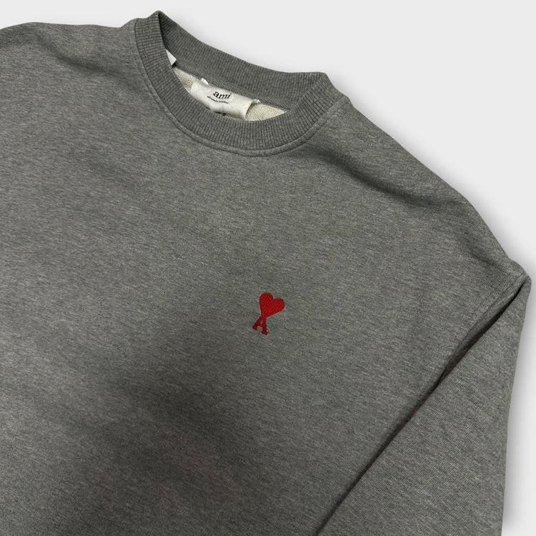 Sweat AMI Paris Gris - S image 5