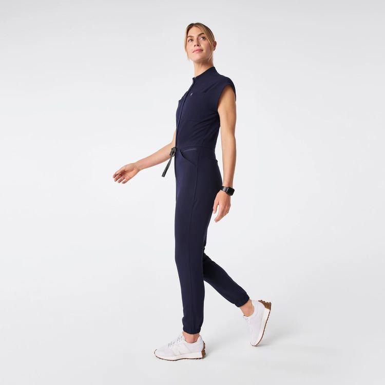 Figs Women'S Navy Jumpsuit image 3