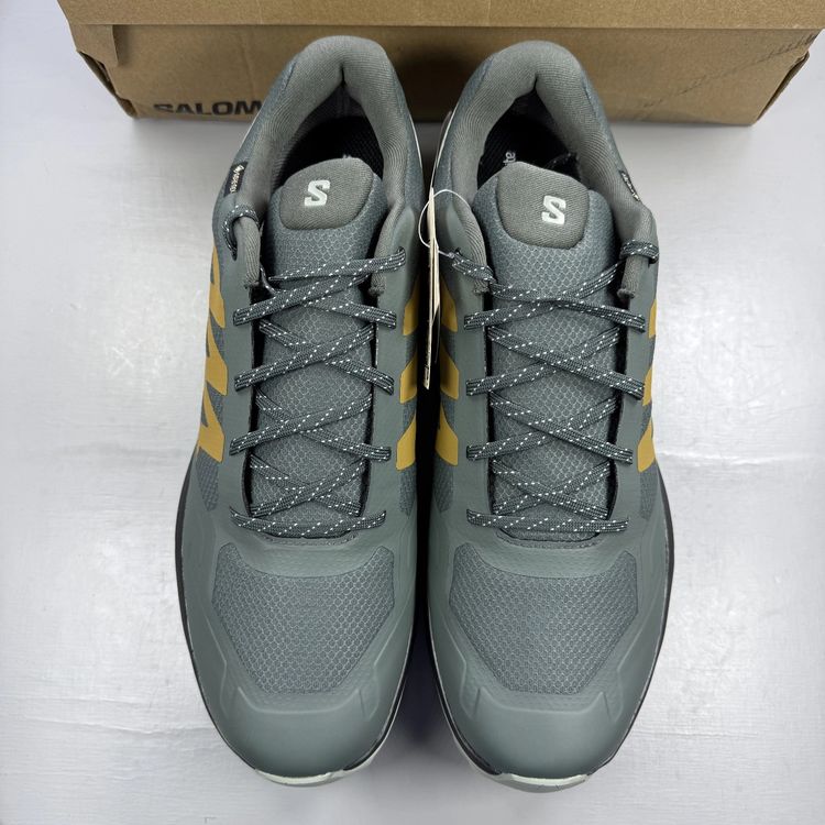 Salomon Outscape GTX Size UK 11.5 GORE-TEX Khaki Green Men's Trainers 491398 obraz 4