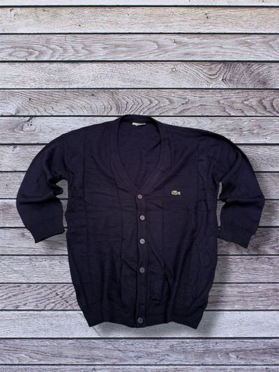 Lacoste Blue Cardigan Sweater