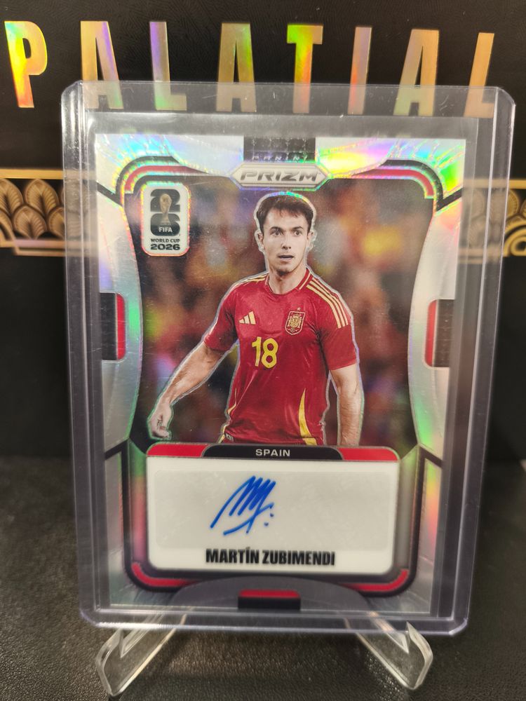 Fifa 2020 Prizm Soccer Zubimendi autograph