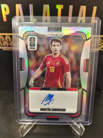 Fifa 2020 Prizm Soccer Zubimendi autograph