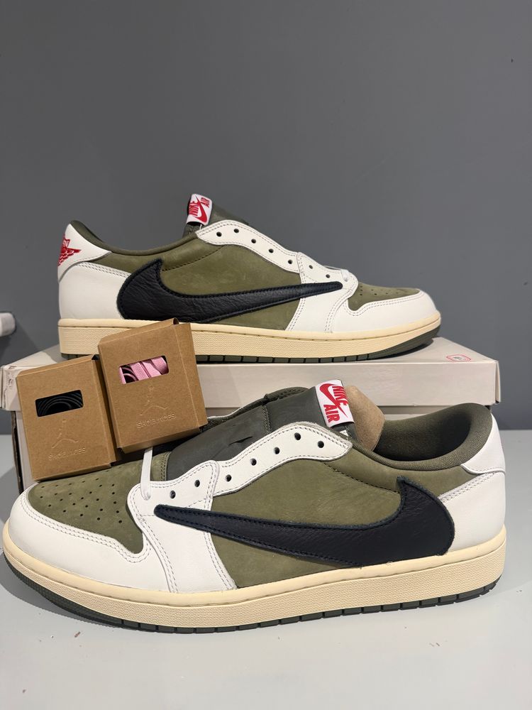 Jordan 1 Retro Low OG SP Travis Scott Medium Olive UK 13 