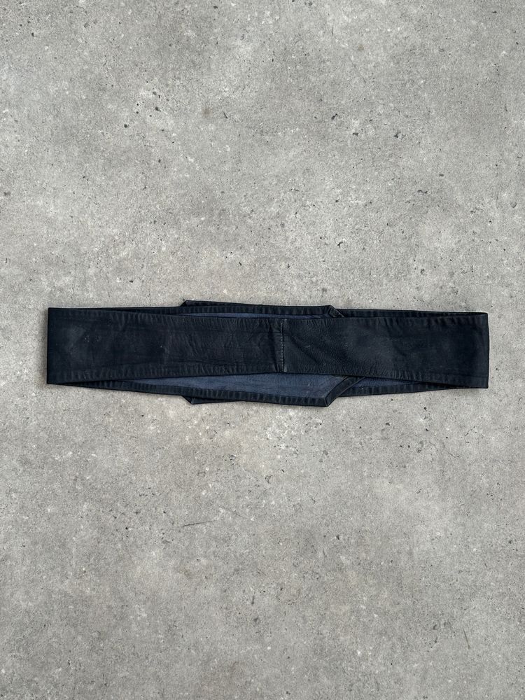 Valentino 1990s Leather Snakeskin Hip Belt - W30-32 image 2