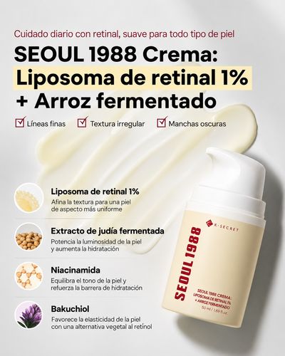Seoul 1988 Crema retinal liposome 1%