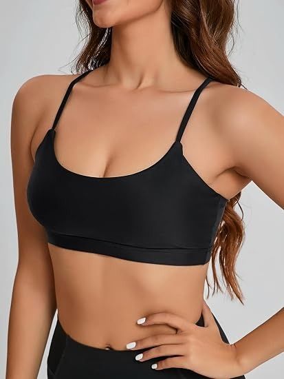 Black Sports Bra image 1