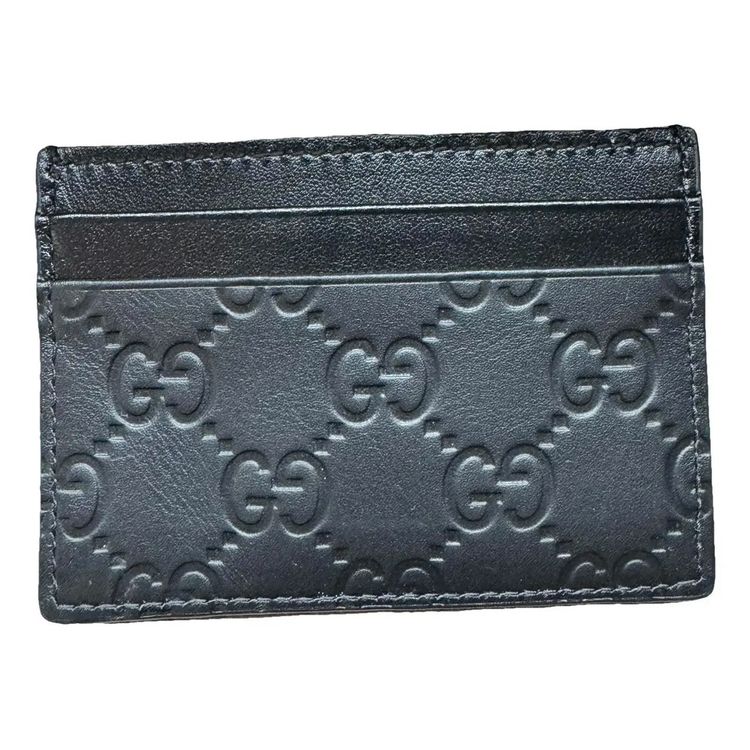 Gucci Black Leather Card Holder