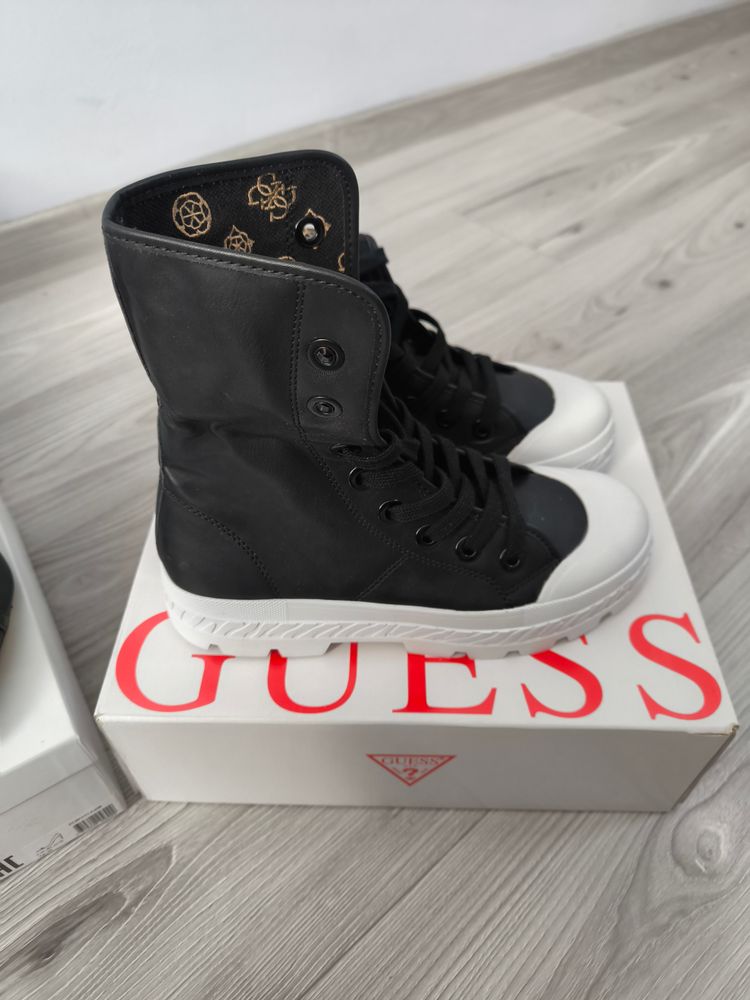 Guess Buty Sneakersy Trampki Damskie Guess High-Top Sneakers imagen 4