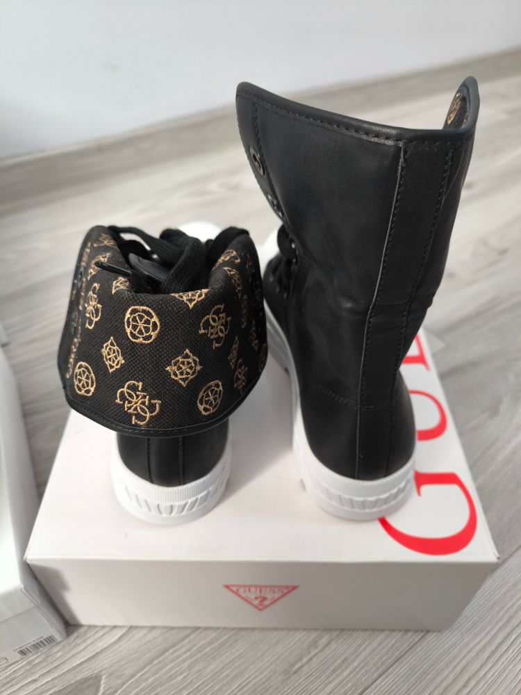 Guess Buty Sneakersy Trampki Damskie Guess High-Top Sneakers imagen 5