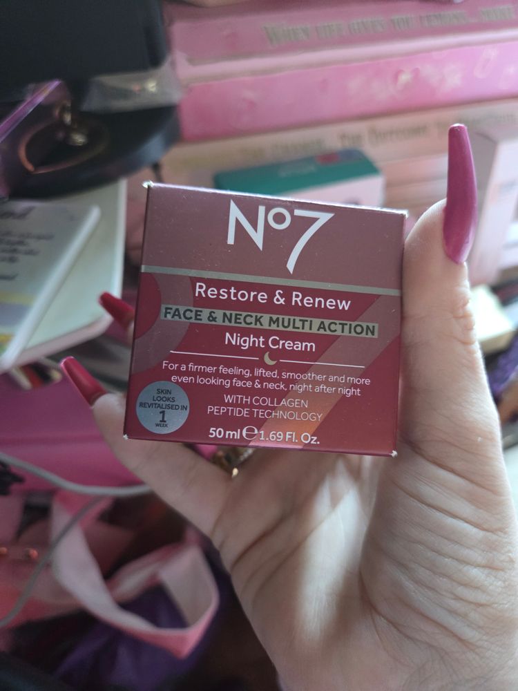 No7 No7 Restore & Renew Face & Neck Multi Action Night Cream product image