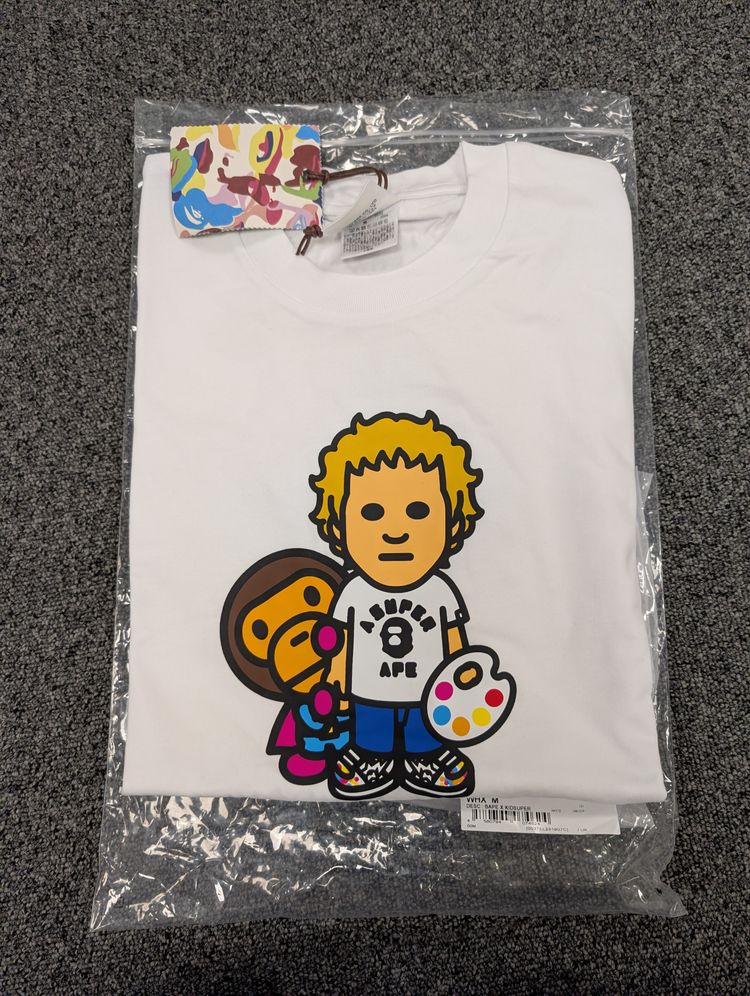 BAPE x KidSuper Colm & Baby Milo Tee