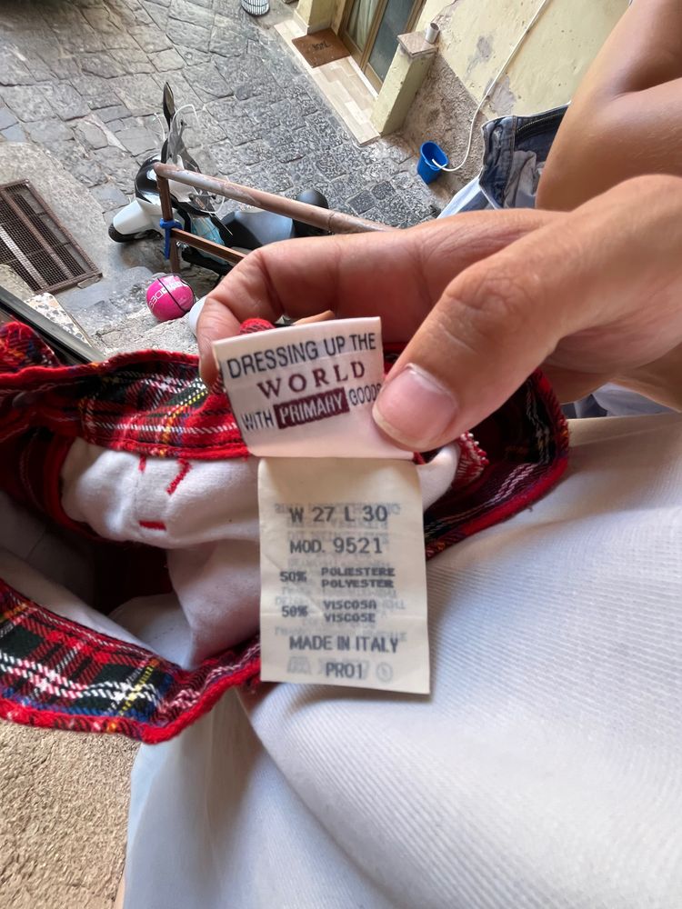 Rifle Red Tartan Plaid Pants 7