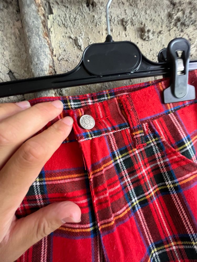 Rifle Red Tartan Plaid Pants 6