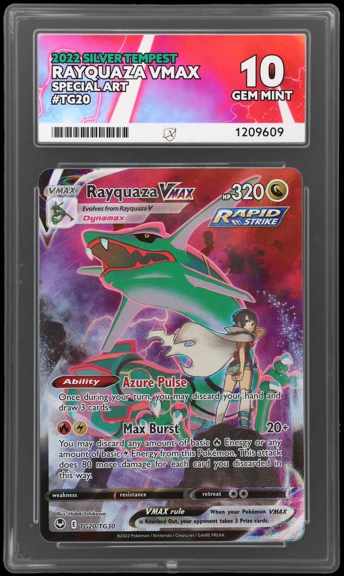 Pokemon Pokemon ACE GEM Mint Perfect 10 Rayquaza Vmax TG20/TG30 product image