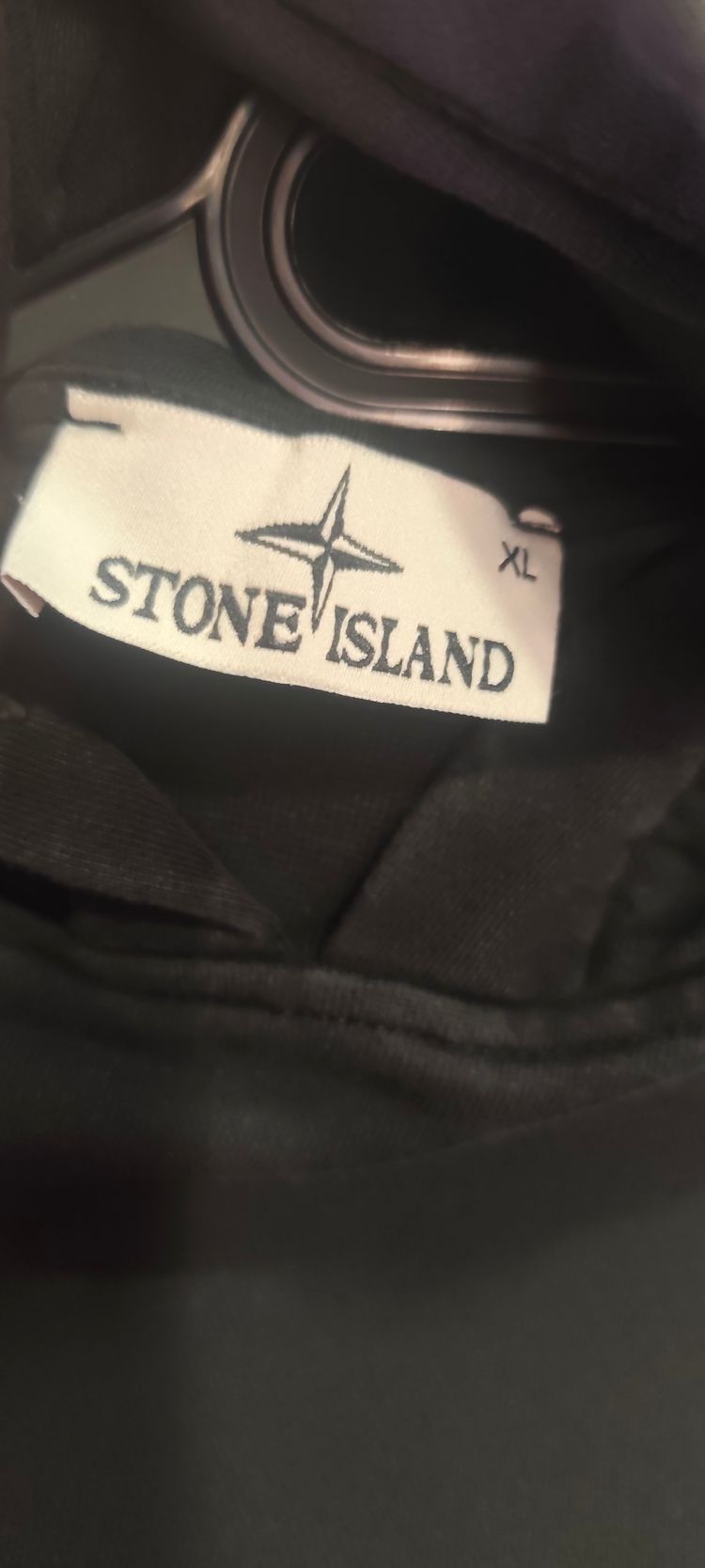 Stone Island Black Hoodie image 4