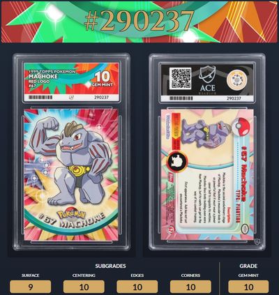 ACE 10 1999 Topps Machoke #67 VINTAGE