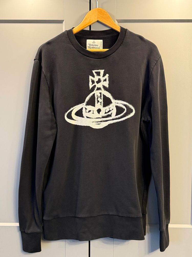  Vivienne Westwood Brushstroke Orb Jumper – Size L – Organic Cotton