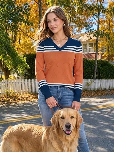 Immagine di Color Block V-Neck Sweater 4