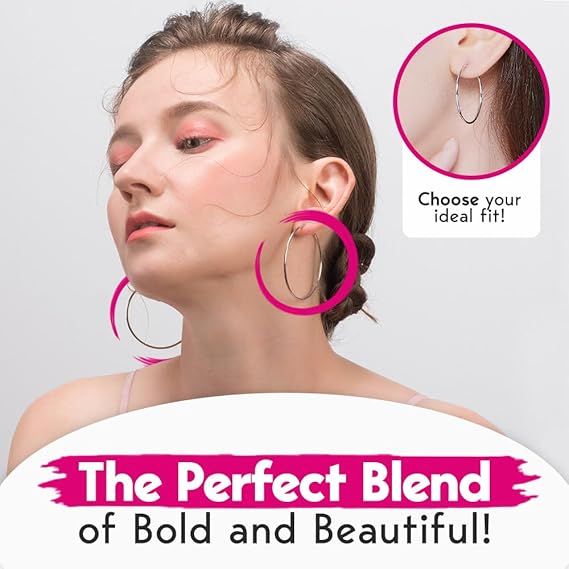 Sterling Silver Hoop Earrings 3