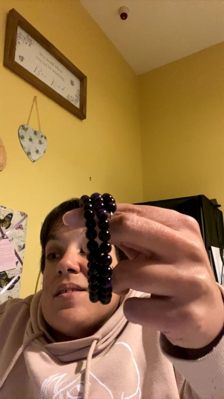 Other purple tigers eye bracelet  product image
