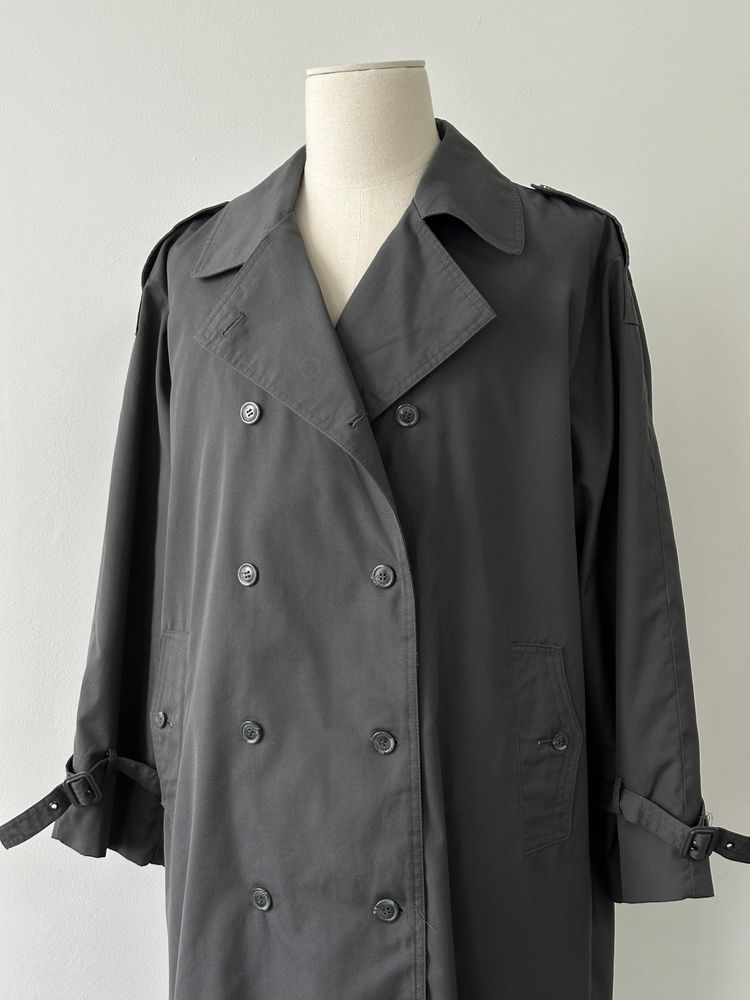 Christian Dior Monsieur 1990s Cotton Belted Trench Coat - L obraz 6