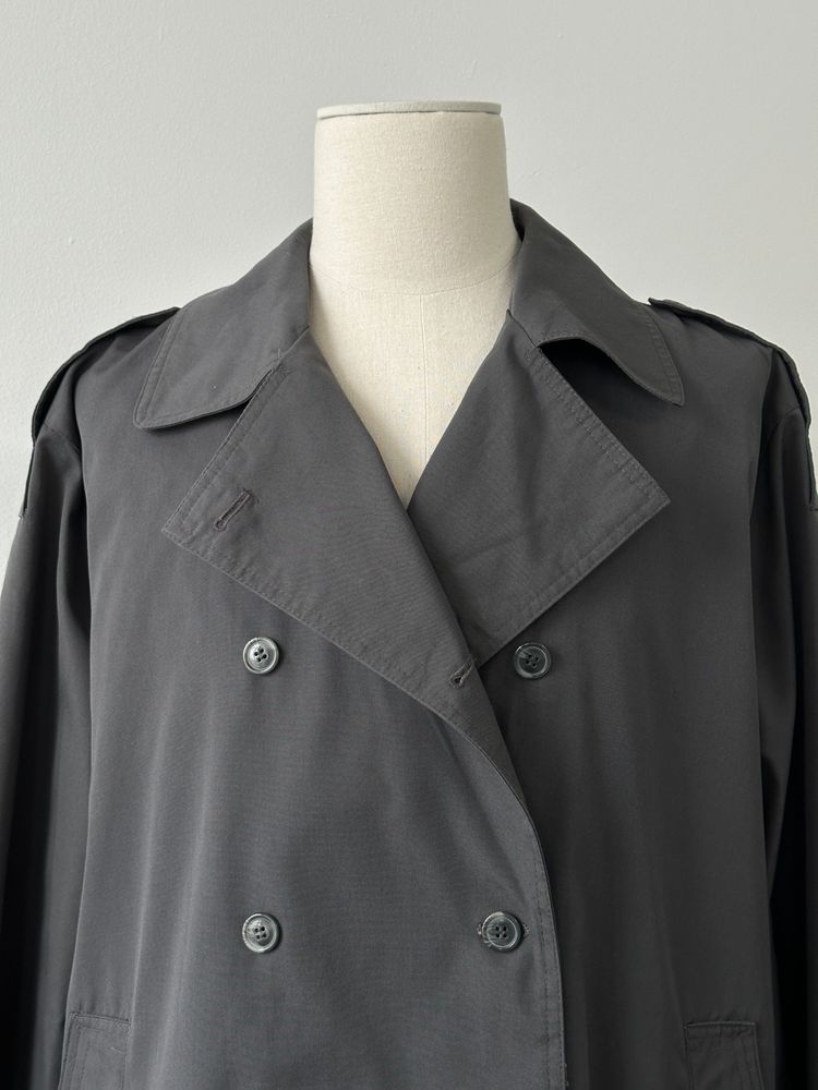 Christian Dior Monsieur 1990s Cotton Belted Trench Coat - L obraz 2