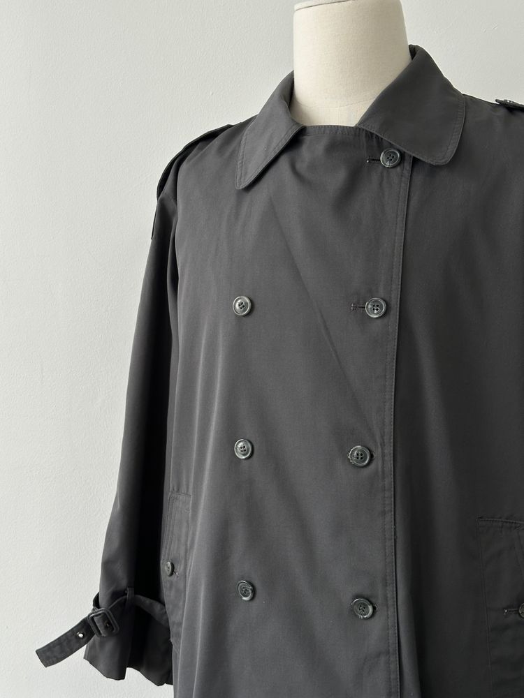 Christian Dior Monsieur 1990s Cotton Belted Trench Coat - L obraz 7