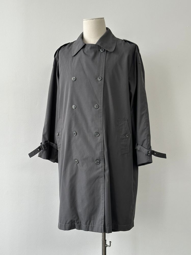 Christian Dior Monsieur 1990s Cotton Belted Trench Coat - L obraz 4